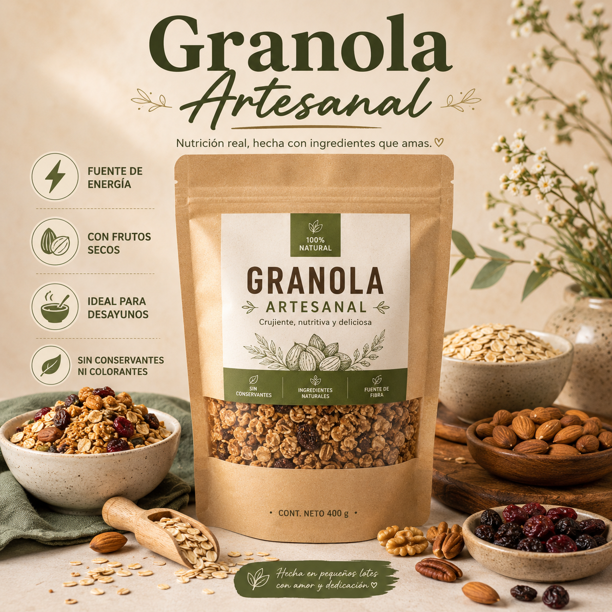 Granola artesanal