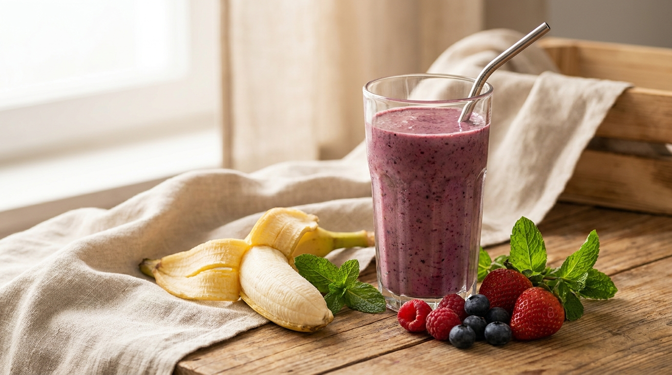 Smoothie con cacao