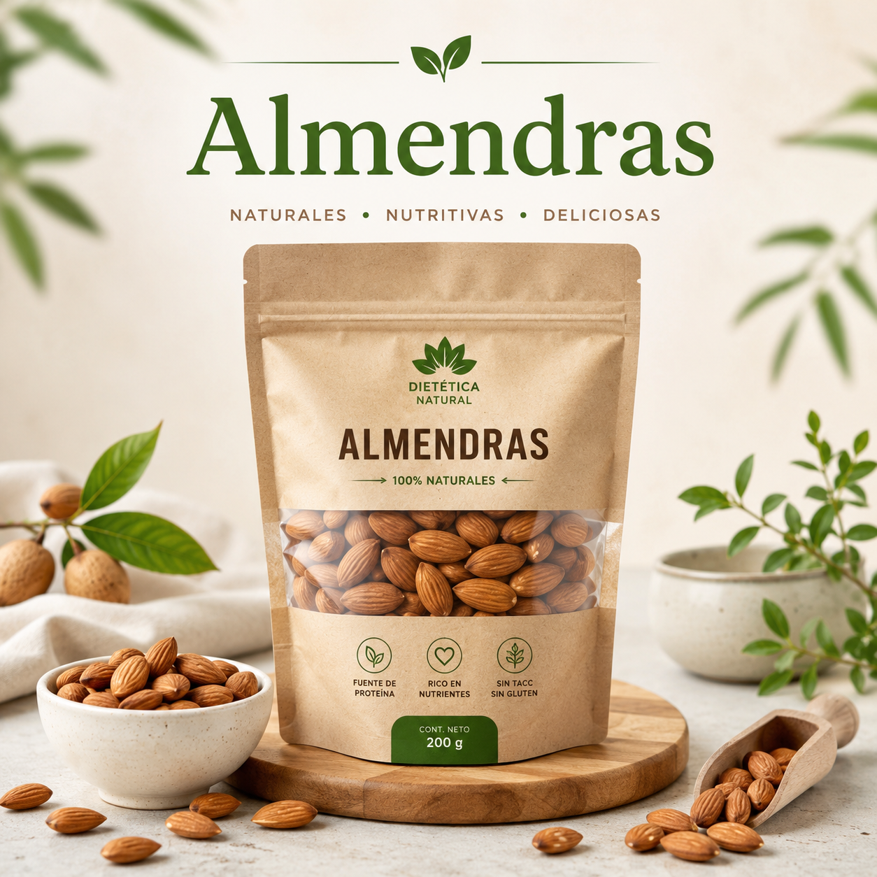 Almendras (Prunus dulcis)