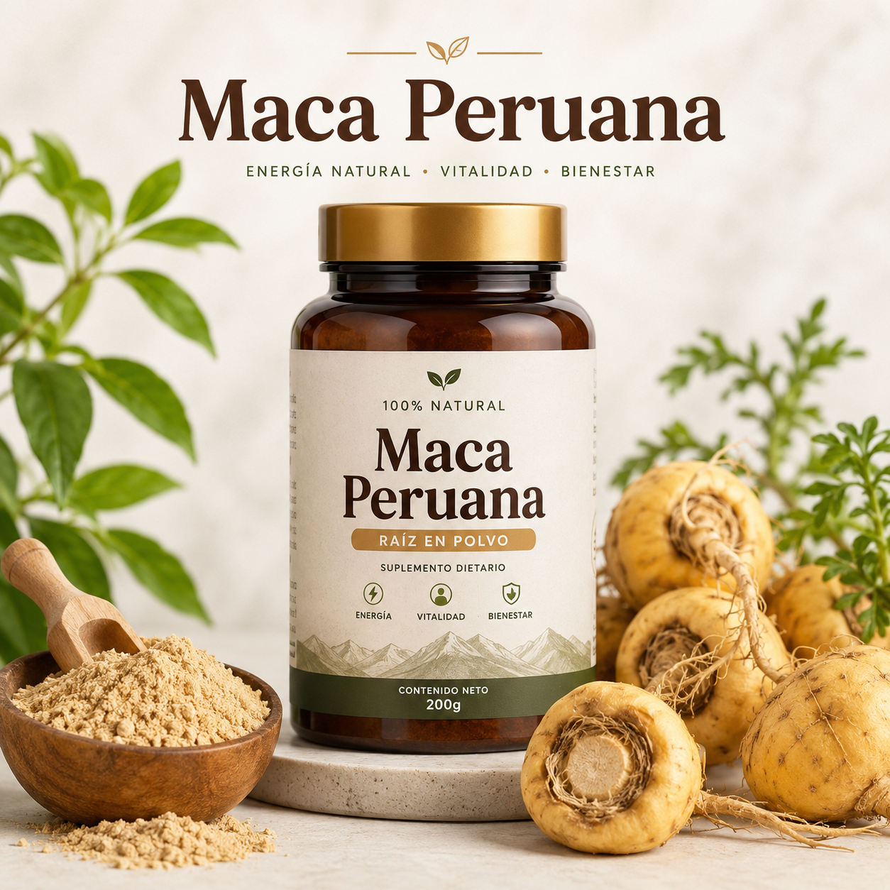 Maca peruana (Lepidium meyenii)
