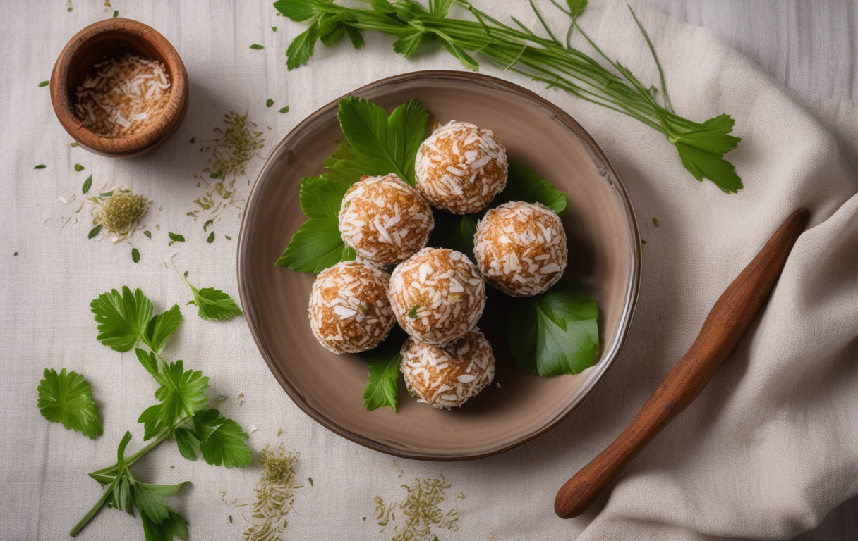 Bolitas energéticas con maca peruana