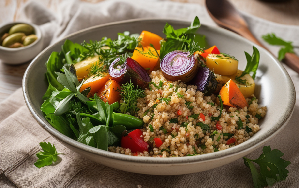 Bowl nutritivo con quinoa