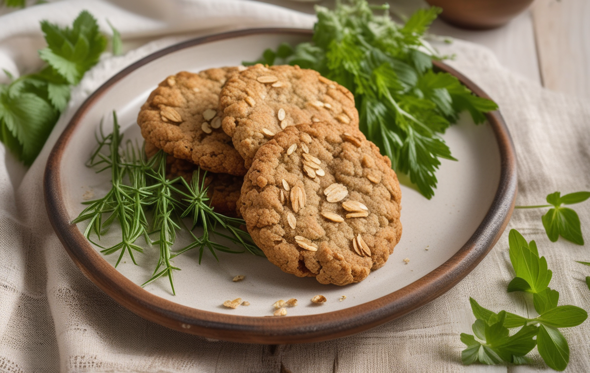 Galletas de avena y chía