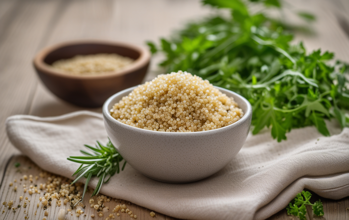 Guarnición de quinoa