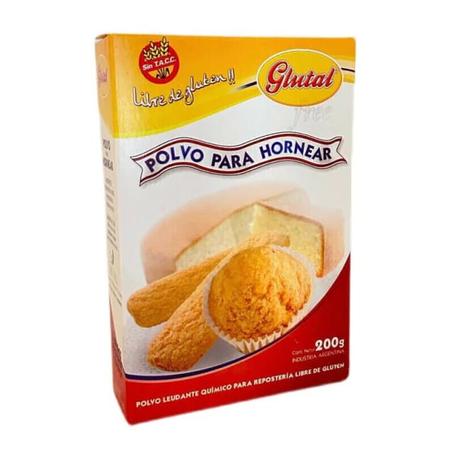 Polvo para hornear 200gr Sin tacc Glutal