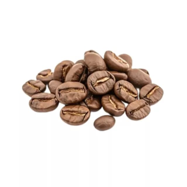 Café tostado en grano por 100g