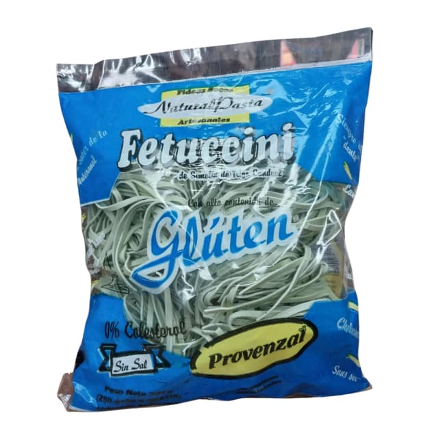 fideos gluten , provenzal , sin sal