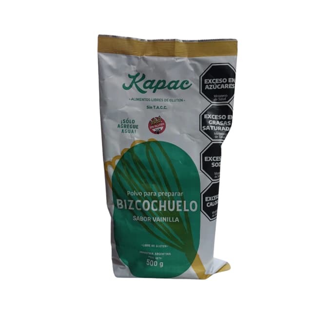 Premezcla para bizcochuelo de vainilla x500 gr Kapac