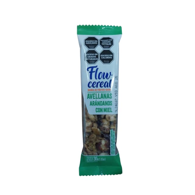 Barritas de cereal con arandanos, avellanas y miel Georgalos