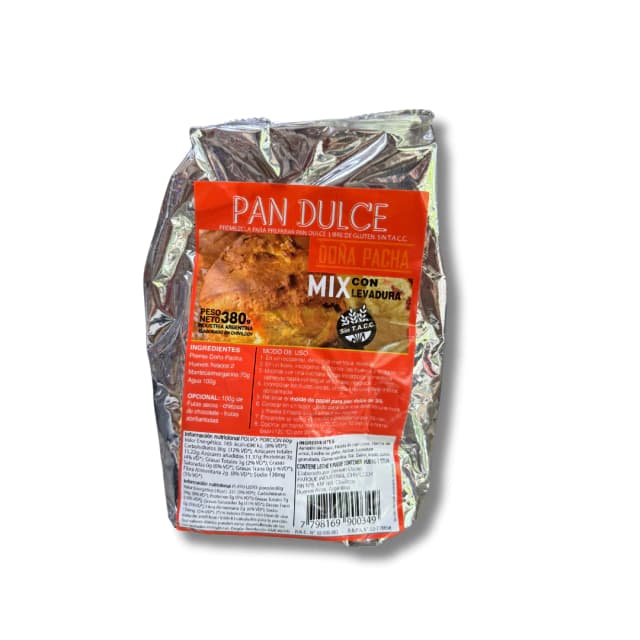 Premezcla para Pan dulce Doña Pacha sin tacc