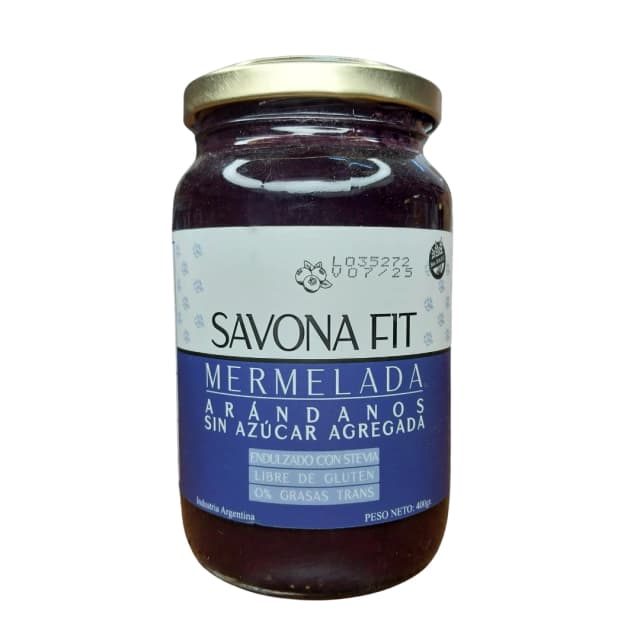Mermelada de arandanos savona x400gr