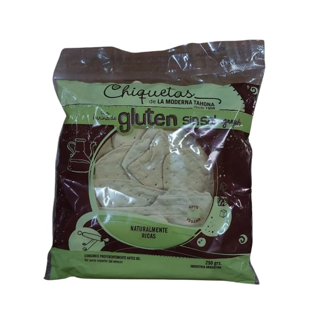 Galletitas de gluten sin sal Chiquetas