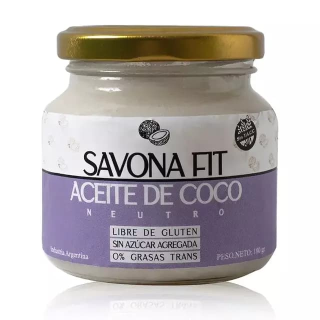 Aceite de coco neutro de 200 gr Savona Fit
