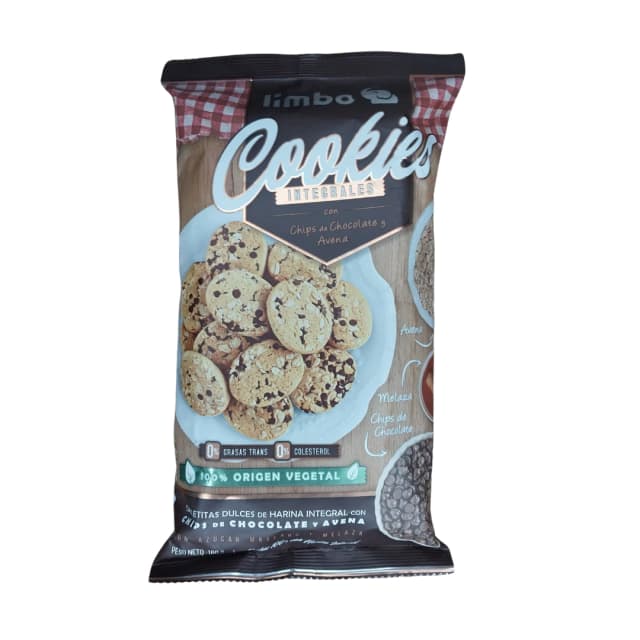 galletitas limbo de chocolate y avena