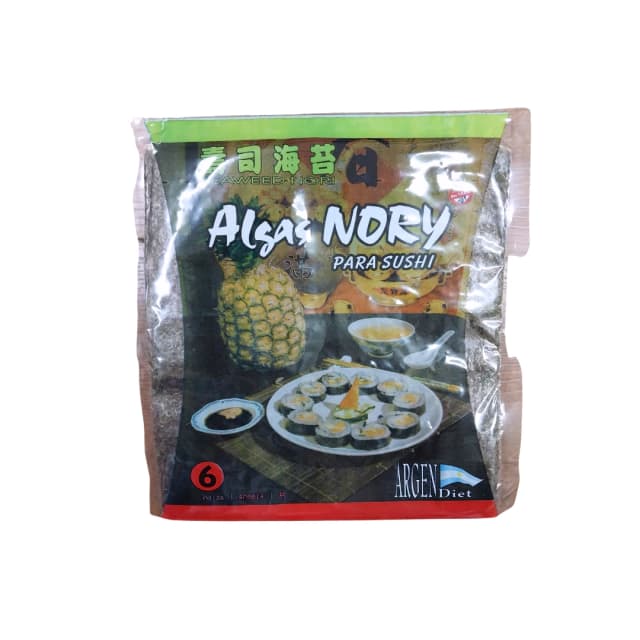 Algas Nory x6 hojas Argendiet