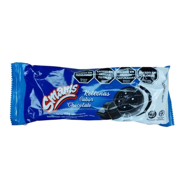 Smams rellenas chocolate
