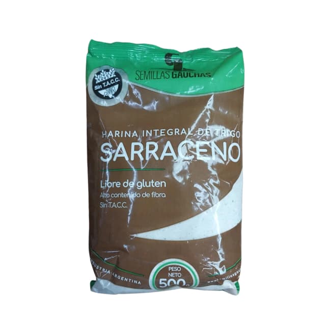 Harina de trigo sarraceno semillas gauchas