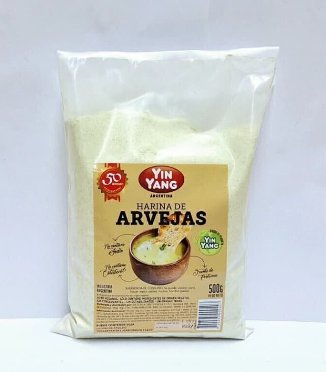 Harina de arvejas yinyang