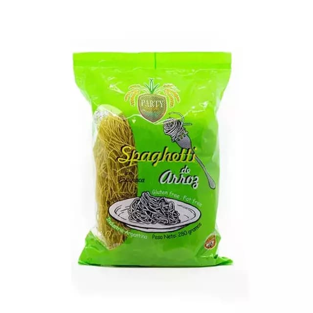 Fideos de arroz sabor espinaca 280 gr argendiet party beck libre de gluten