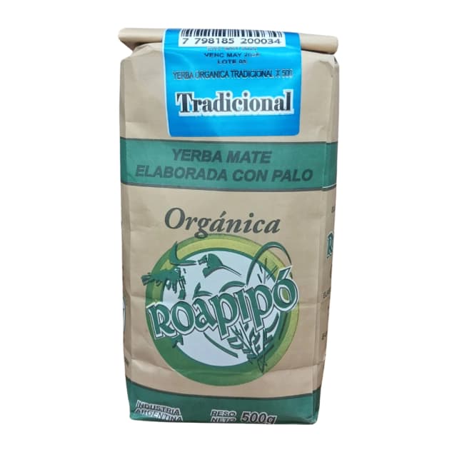 yerba mate elaborada con palo, roapipo Tradicional