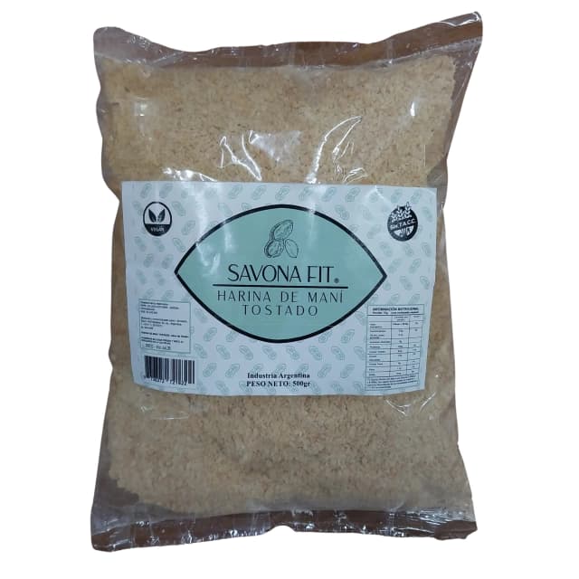 Harina de mani tostado sin tacc Savona Fit x 500gr
