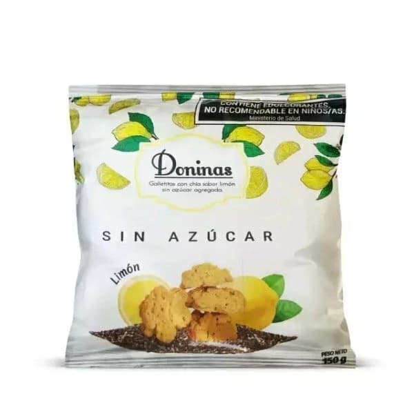 Galletita Donina sin azúcar sabor limón