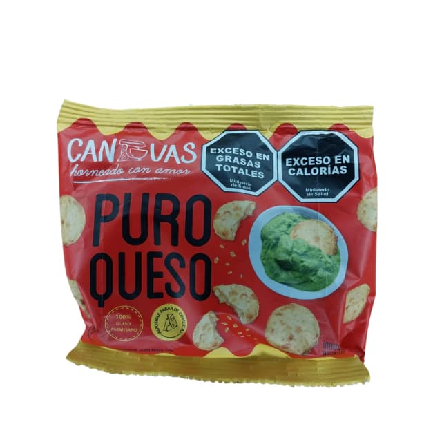 Galletitas Canvas puro queso