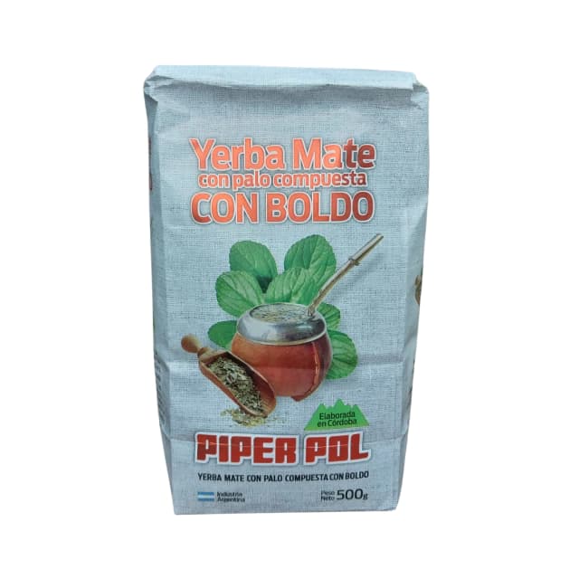 yerba mate con boldo , piper pol