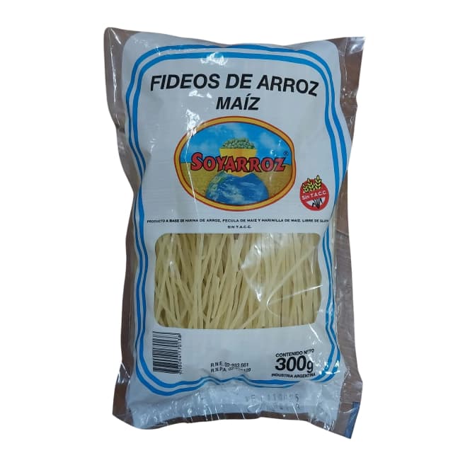 Fideos de arroz con maíz Soyarroz