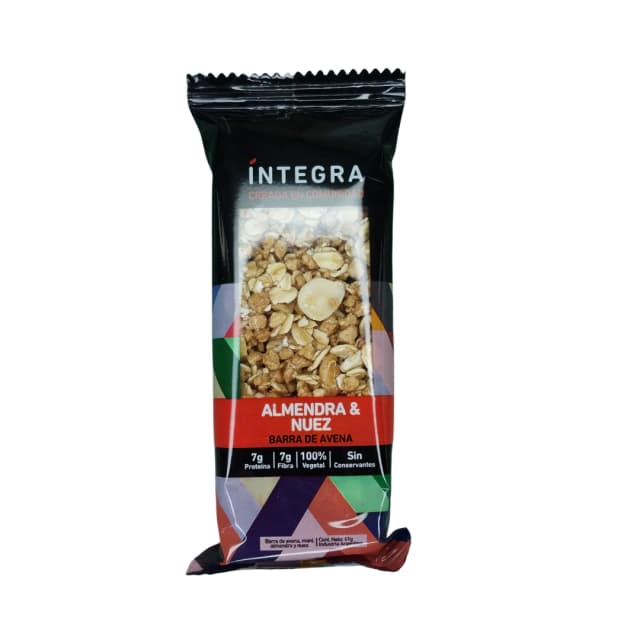 barrita de almendra y nuez , integra