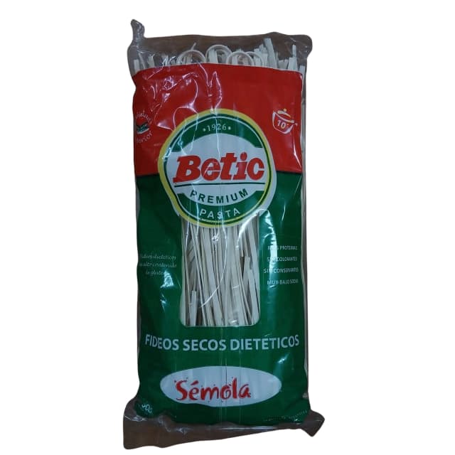 Fideos tallarin de sémola Betic