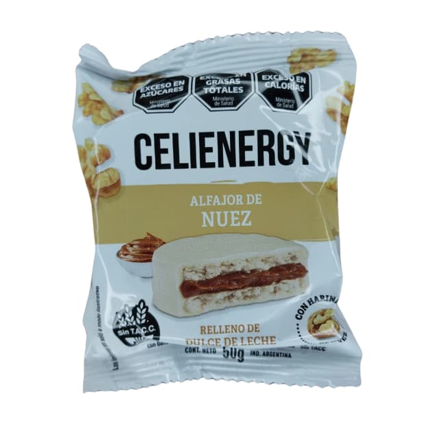 Alfajor celienergy de nuez