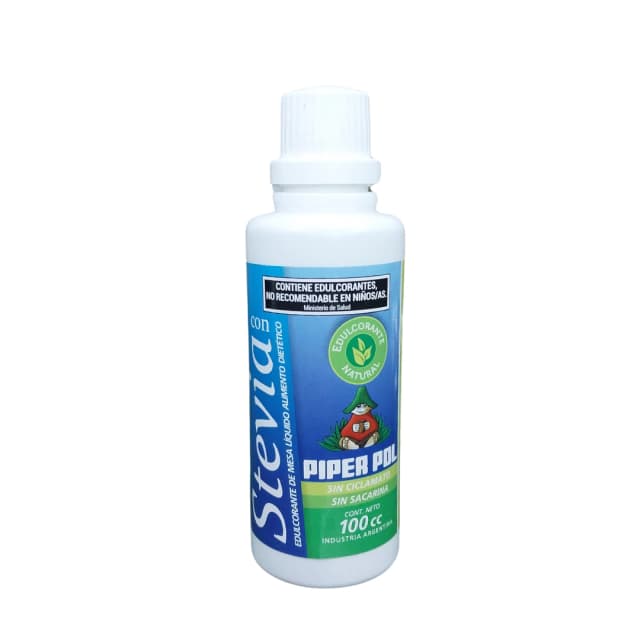 edulcorante de stevia , piper pol x 100cc