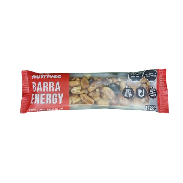Barrita de frutos secos Energy Nutriveg