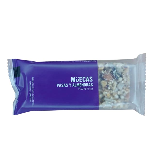 mueca pasas y almendras