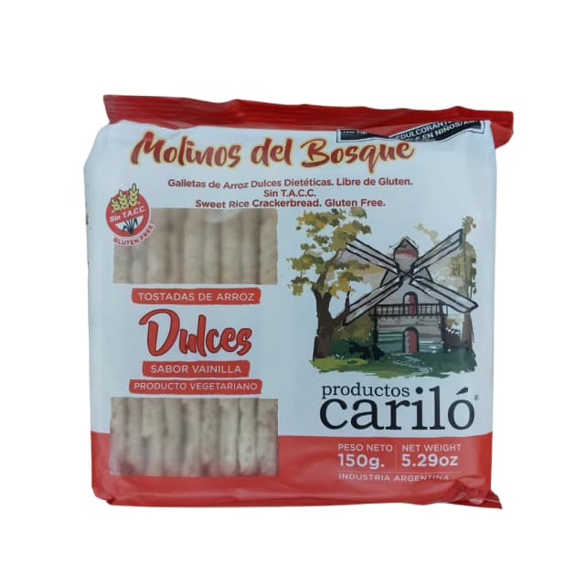 Carilo tostadas de arroz dulce