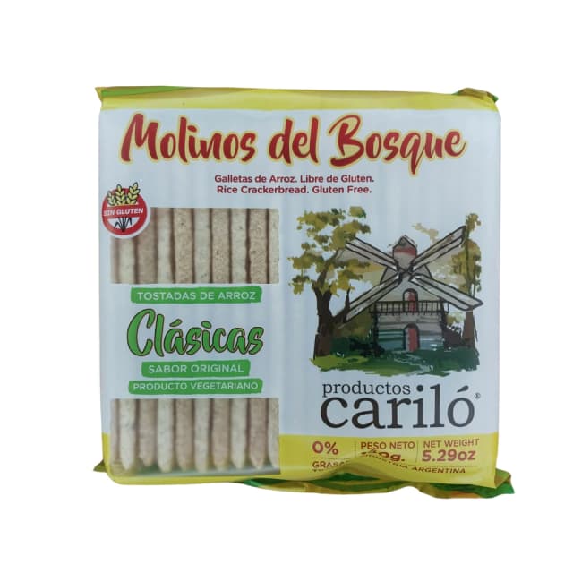 Carilo tostadas de arroz clasicas
