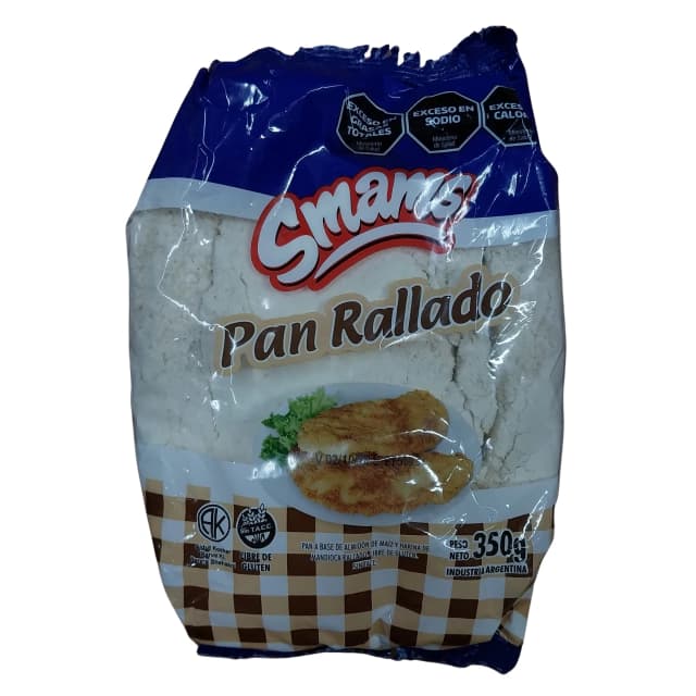 Pan rallado libre de gluten Smams