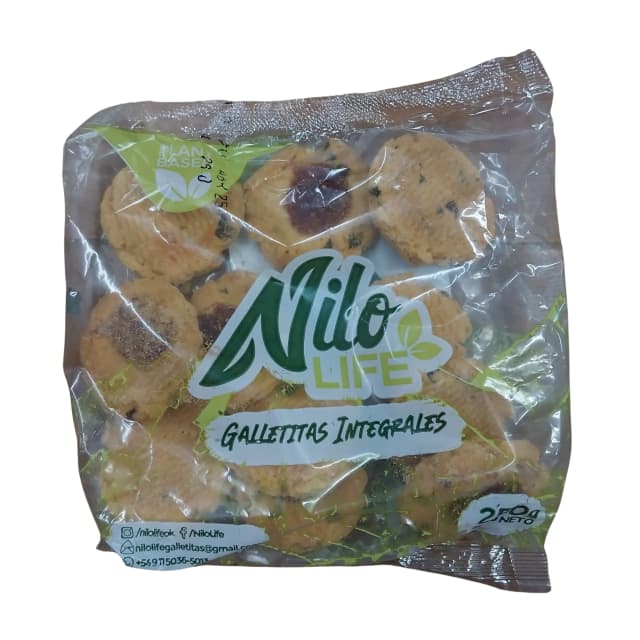 Pepas integrales de naranja y chips de chocolate Nilo Life