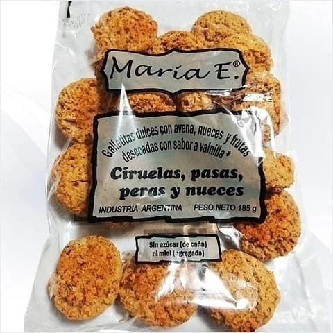 Galletitas de ciruelas y pasas Maria E