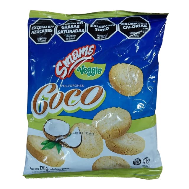 Polvorones de coco Smams