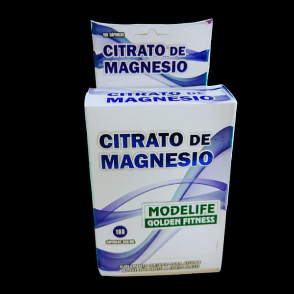 Citrato de magnesio en blister Modelife