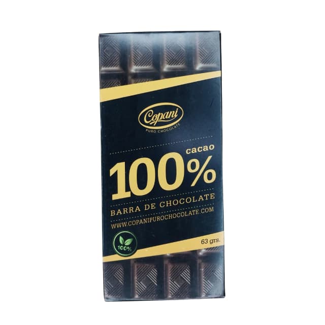 Chocolate amargo al 100% cacao