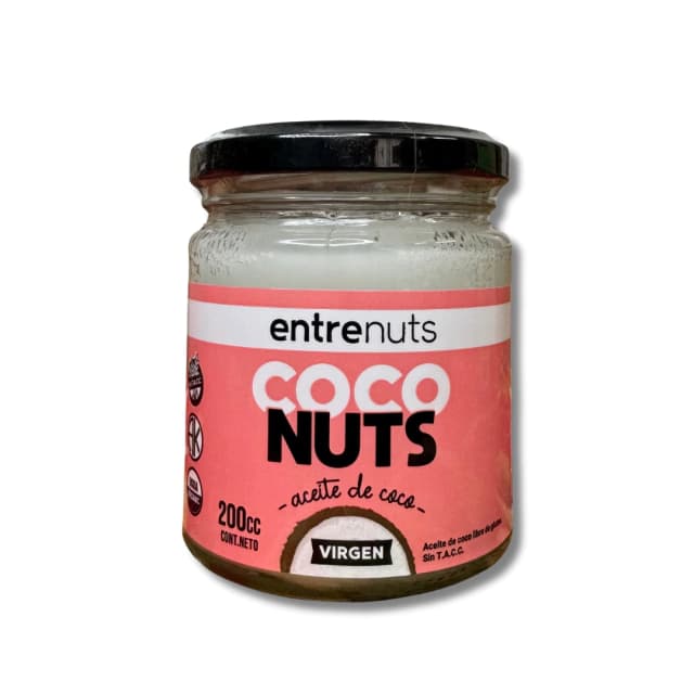 Aceite de coco virgen EntreNuts 200cc