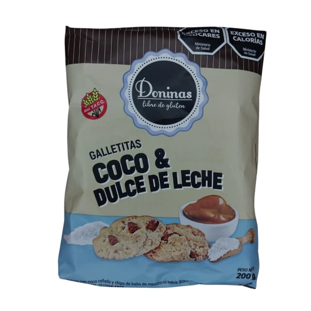 Galletitas de coco y dulce de leche Donina