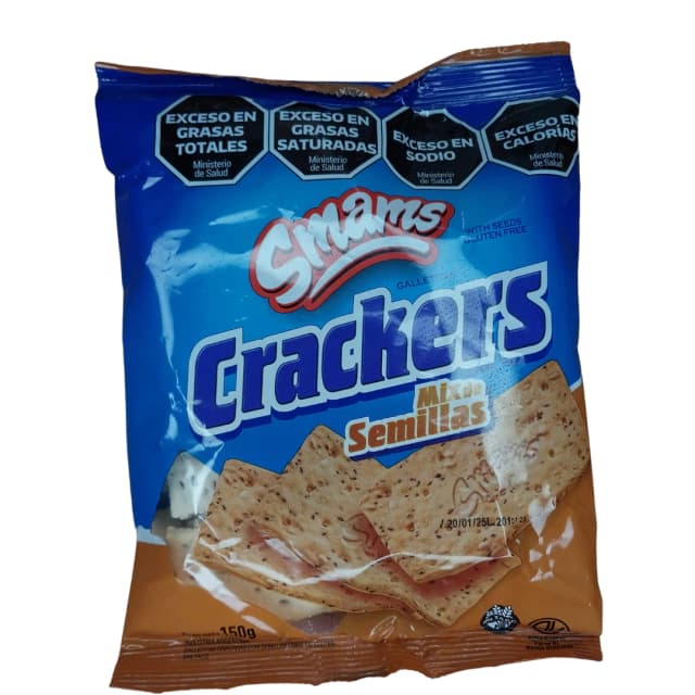 Crackers con semillas Smams