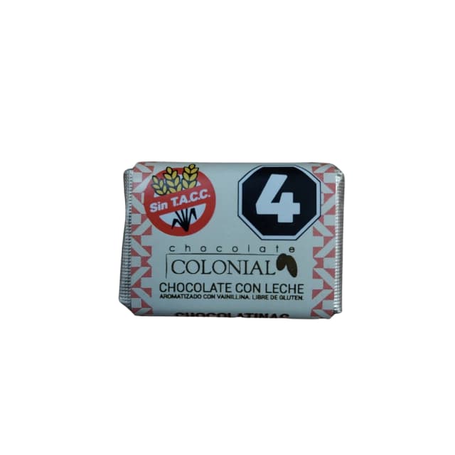 Chocolatina con leche x5gr Colonial