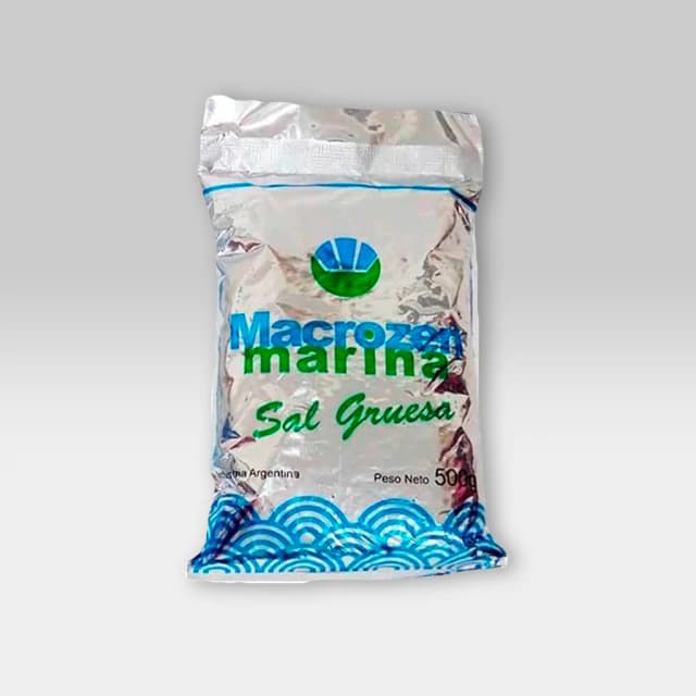 Sal marina gruesa 500 gr Macrozen