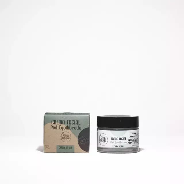 Crema facial de día con ácido hialurónico - piel equilibrada. Sentida Botanica