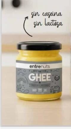 Manteca ghee 150 gr Entre Nuts